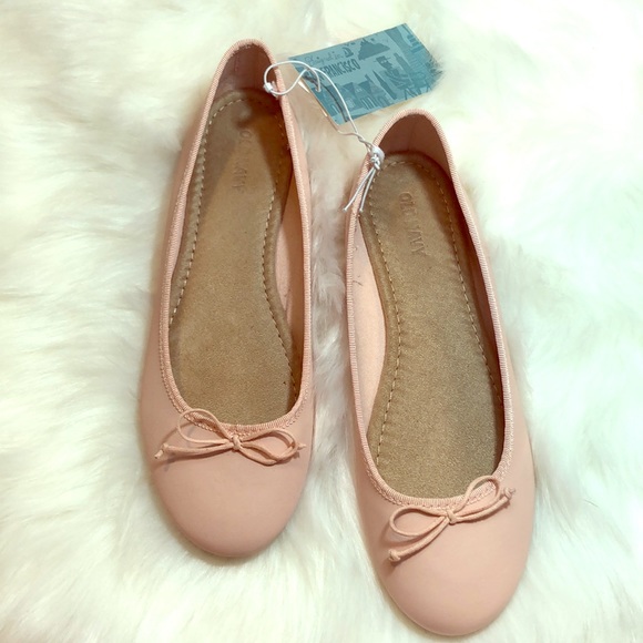 old navy pink flats